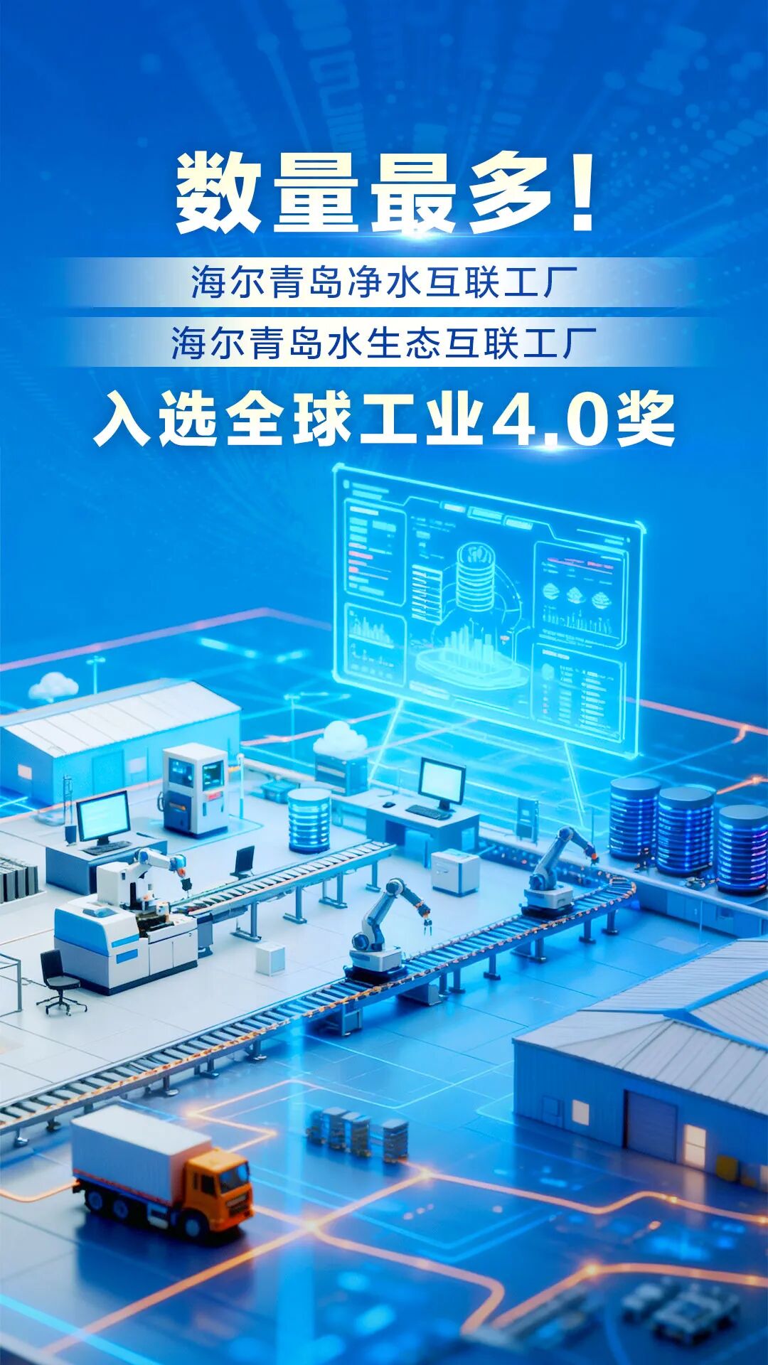 數(shù)量最多！海爾再添兩家工廠入選全球工業(yè)4.0獎 市場調查揭示智能制造的勝利密碼